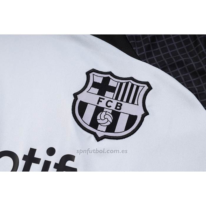 Chandal del Barcelona Manga Corta 2023-2024 Gris - Pantalon Corto